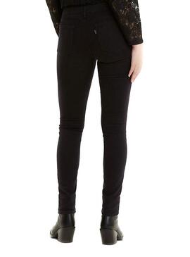 Jeans Levis 711 Skinny Noir pour Femme