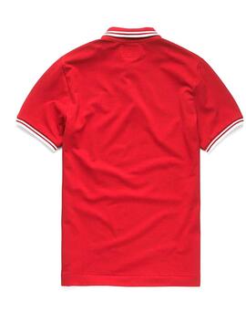 Polo G-Star Dunda Stripe Rouge Homme