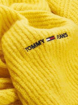 Pull Tommy Jeans Lofty Yarn Jaune Femme