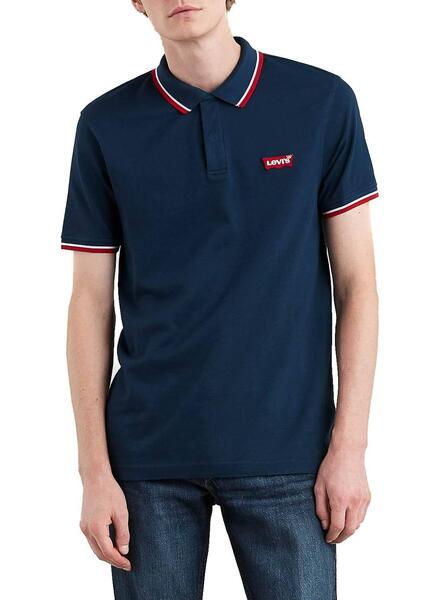 Polo Levis Modern Marin Homme