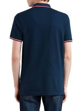 Polo Levis Modern Marin Homme