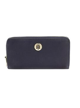 Portefeuille Tommy Hilfiger Honey Bleu marine pour Femme