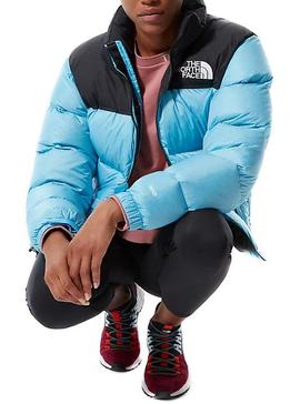 Veste The North Face Nuptse Bleu pour Femme