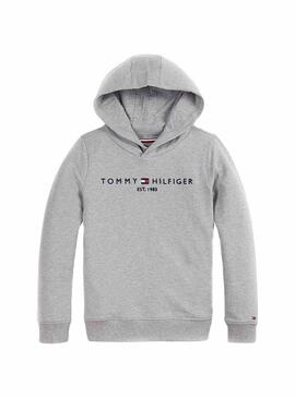 Sweat Tommy Hilfiger Essential Hoodie Gris Garçon