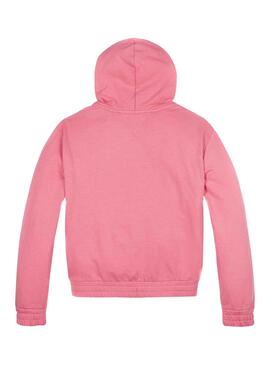 Sweat Tommy Hilfiger Essential Rose pour Fille