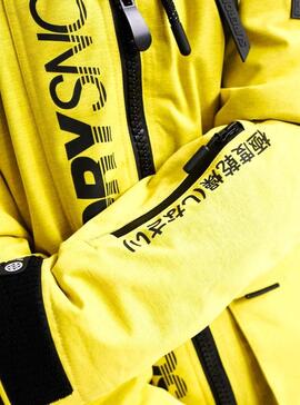 Veste Superdry Rescue Jaune sur neige pour Homme