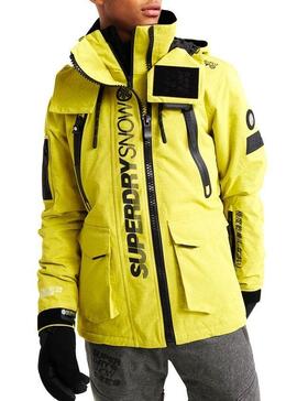 Veste Superdry Rescue Jaune sur neige pour Homme
