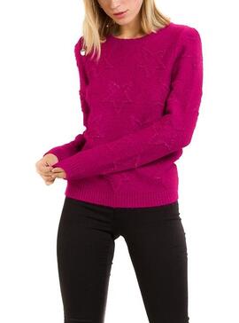 Pull Naf Naf Etoiles et boutons pour Femme