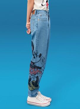 Jeans Levis x Disney Boyfriend Femme