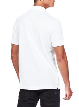 Polo G-Star Dunda blanc pour homme