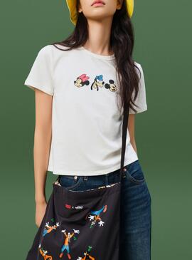 T-Shirt Levis x Disney and Friends Blanc Femme