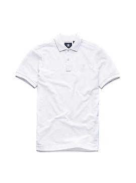 Polo G-Star Dunda blanc pour homme