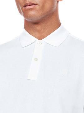 Polo G-Star Dunda blanc pour homme