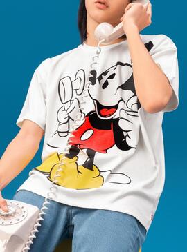 T-Shirt Levis x Disney Mickey Blanc pour Homme