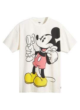 T-Shirt Levis x Disney Mickey Blanc pour Homme