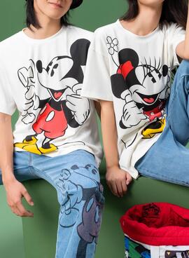 T-Shirt Levis x Disney Mickey Blanc pour Homme