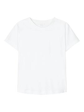 T-Shirt Name It Tixy Blanc pour Fille