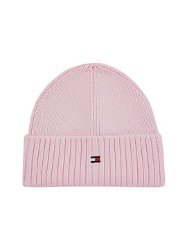 Bonnet Tommy Hilfiger Flag Rose pour Fille