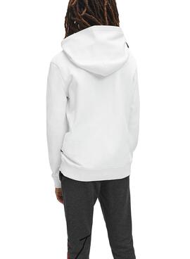 Sweat Calvin Klein Monogram Blanc pour Garçon
