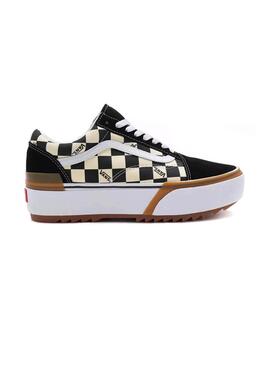 Baskets Vans Checkerboard Old Skool Stacked