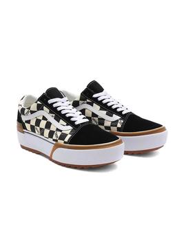 Baskets Vans Checkerboard Old Skool Stacked