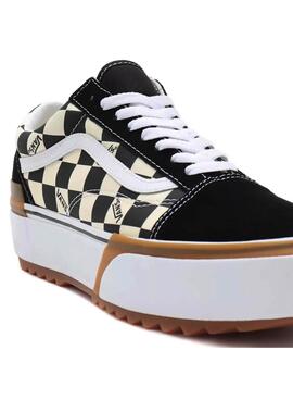 Baskets Vans Checkerboard Old Skool Stacked