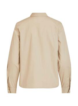 Chemise Vila Beige Vigami pour Femme