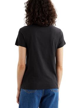 T-Shirt Levis The Tee Parfait Noire pour Femme
