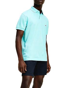 Polo Tommy Hilfiger 1985 Miami Aqua pour Homme