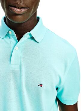 Polo Tommy Hilfiger 1985 Miami Aqua pour Homme