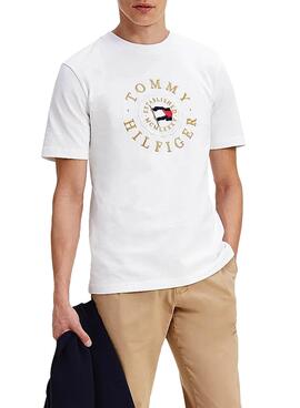 T-Shirt Tommy Hilfiger Icon Coin Blanc Homme