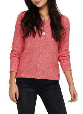 Pull Only Geena Xo Rosa pour Femme