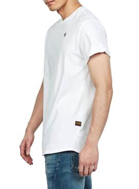 T-Shirt G-Star Lash Blanc pour Homme