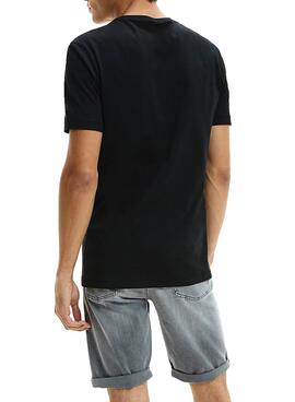 T-Shirt Calvin Klein Horizontal Noire pour Homme