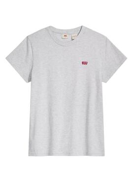 T-Shirt Levis Perfect Tee Orbit Gris pour Femme