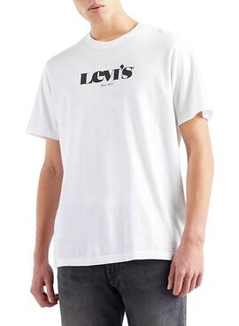T-Shirt Levis Tee Blanc pour Homme