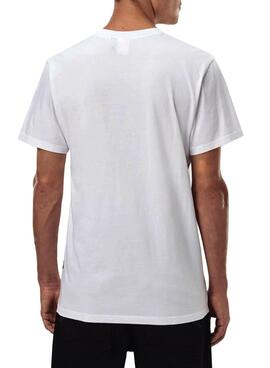 T-Shirt G-Star Reflective Graphic Blanc Homme