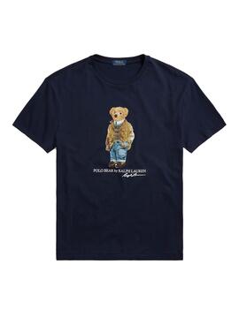 T-Shirt Polo Ralph Lauren Bear Bleu Marine pour Homme