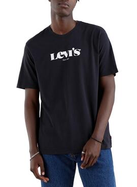 T-Shirt Levis Relaxed Tee Noire pour Homme