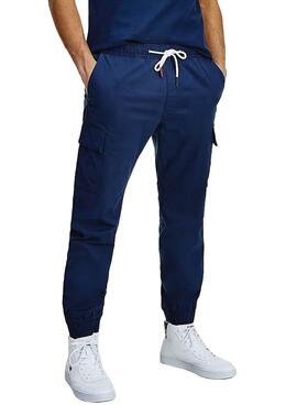 Pantalon Tommy Jeans Cargo Jogger  Bleu marine Homme