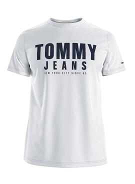 T-Shirt Tommy Jeans Center Chest Blanc Homme