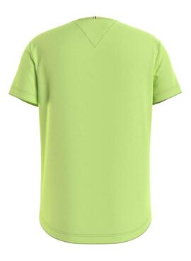 T-Shirt Tommy Hilfiger Essential Vert pour Fille