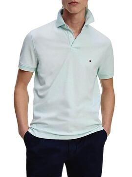 Polo Tommy Hilfiger 1985 Turquoise pour Homme