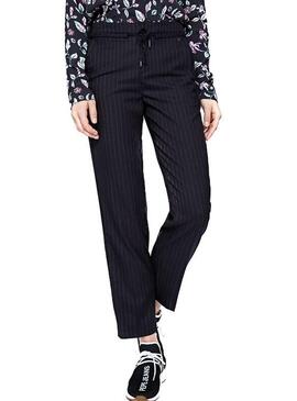 Pantalon Pepe Jeans Aurelie Marin Femme