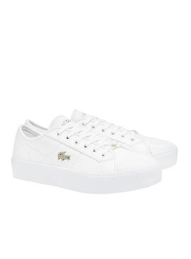 Baskets Lacoste Ziane Plus Blanc pour Femme