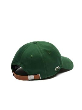 Casquette Lacoste Live Contrast Vert pour Homme