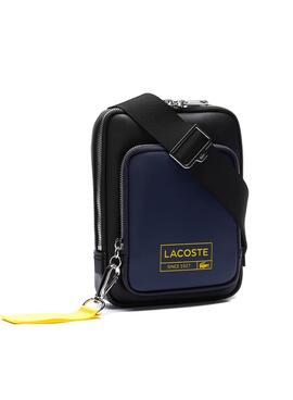 Sac à main Lacoste Verticale Bleu marine pour Homme