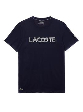 T-Shirt Lacoste TH9546 Bleu marine pour Homme