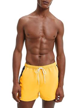 Slip de bain Calvin Klein Drawstring Jaune Homme