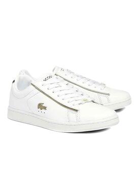 Baskets Lacoste Carnaby Evo Blanc pour Femme
